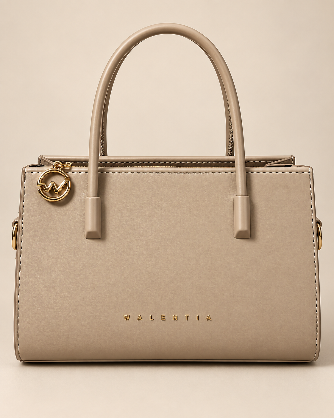 Walentia Vizon Gold Detaylı El & Omuz Çantası