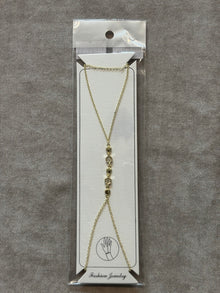 Gold Geometrik Taş Detaylı Şahmeran
