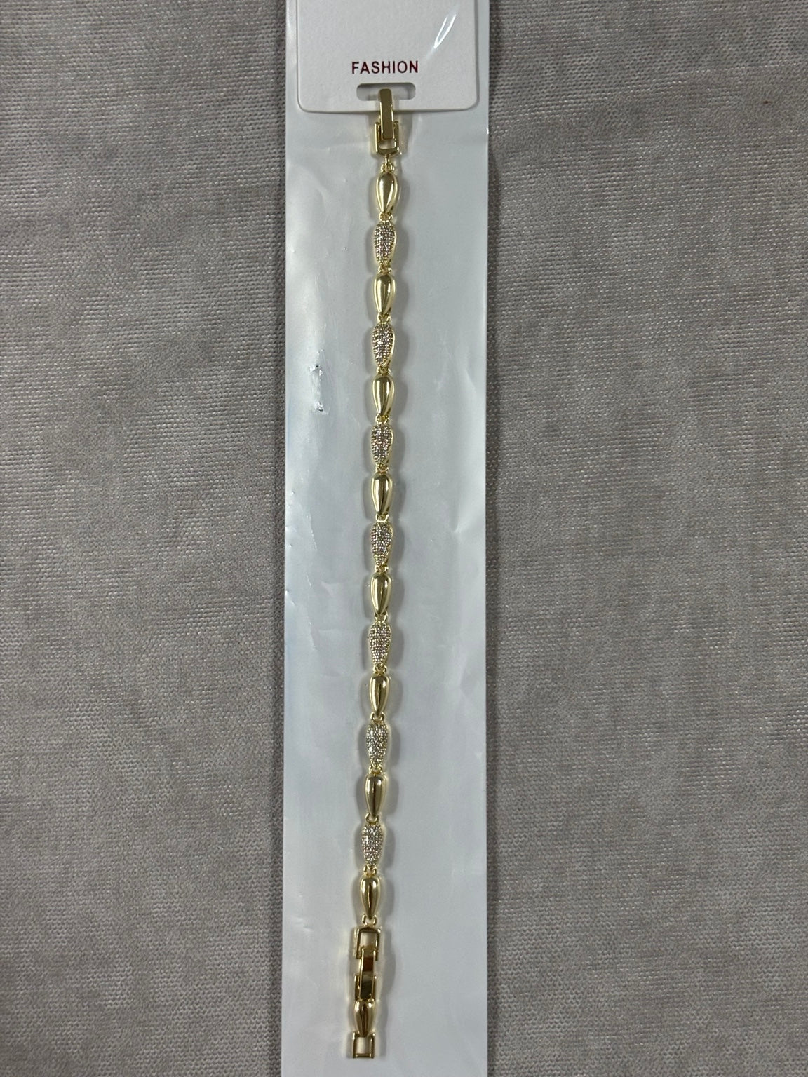 Luna Damla Taşlı Gold Bileklik