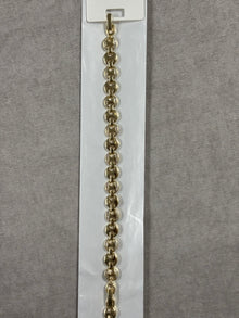 Taş Detaylı Yuvarlak Form Gold Bileklik