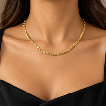 Lina İnce Gold Boncuk Kolye