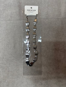Silver İnce Yaprak Formlu Kolye