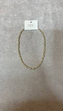Bamboo Gold-Silver Detay Kolye